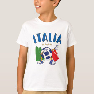 Italien - Dabbing Fußball-Flagge - 4 Sterne T-Shirt