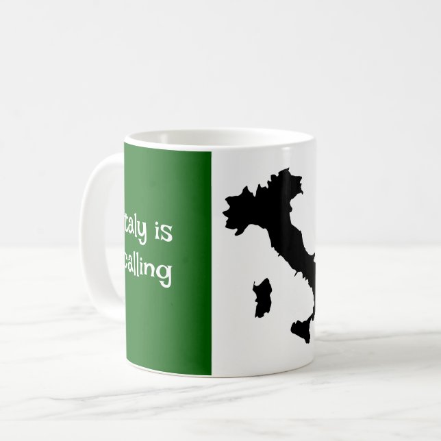 Italien Design Coffee Tasse (Vorderseite Links)
