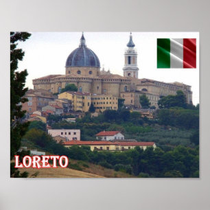 Italien - Die März - Loreto - Poster