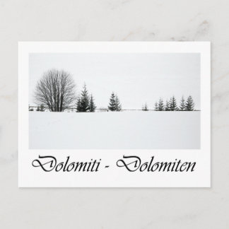 Italien, Dolomiten Postkarte