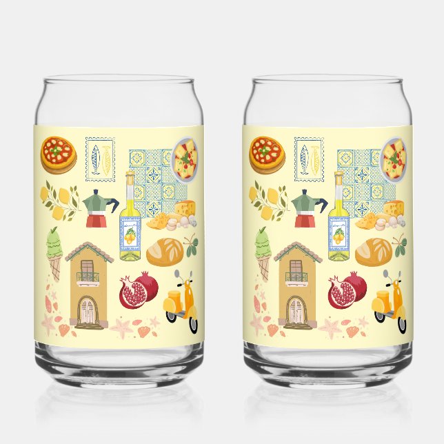 Italien Dosenglas (Vorderseite)