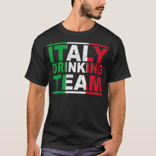 Italien Drink Team Italienischer Beerlogist Whiske T-Shirt