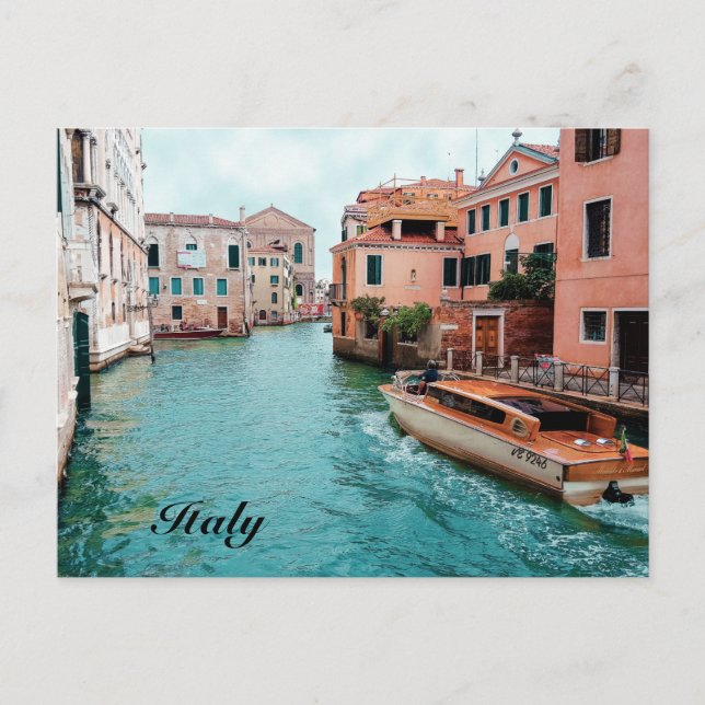 Italien Einladung Venedig Postkarte (Vorderseite)