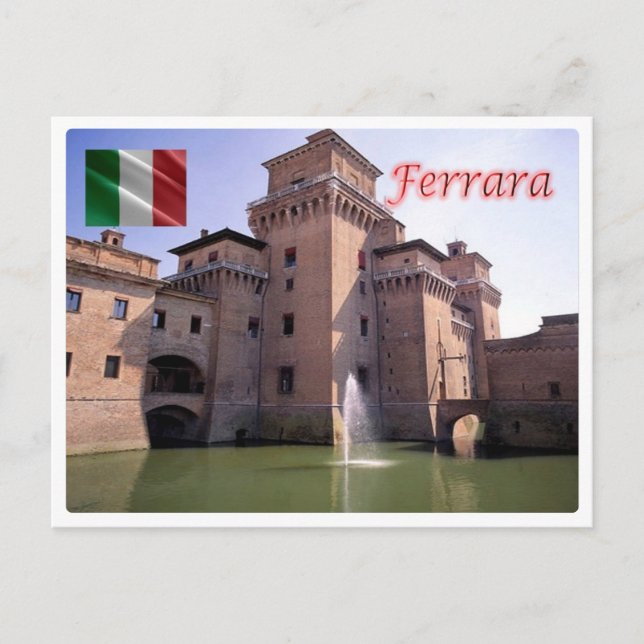 Italien - Emilia Romagna - Ferrara - Außenansicht  Postkarte (Vorderseite)