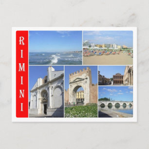 Italien - Emilia Romagna - Rimini - Mosaik - Postkarte