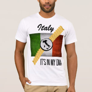 Italien Es ist in meiner DNA-Herkunft Italienische T-Shirt