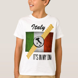 Italien Es ist in meiner DNA-Herkunft Italienische T-Shirt