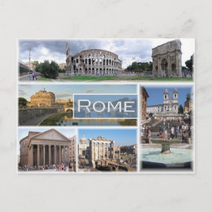 Italien, Europa, Rom, Roma, Postkarte