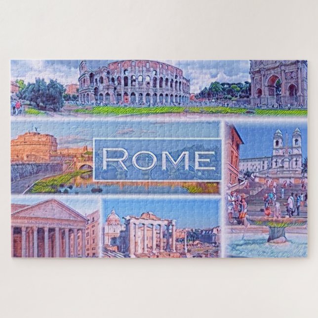 Italien, Europa, Rom, Roma, Puzzle (Horizontal)
