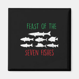 Italien Fest der sieben Fische Italienisches Weihn Magnet