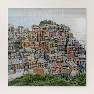 Italien Fischerdorf - Manarola - 20x20 - 676 pc Puzzle