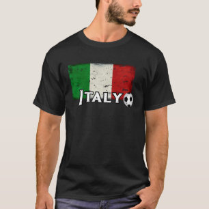 Italien Flag Fußball-Fans Liebe Italienischer Fußb T-Shirt
