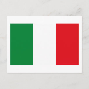 Italien Flag Postkarte