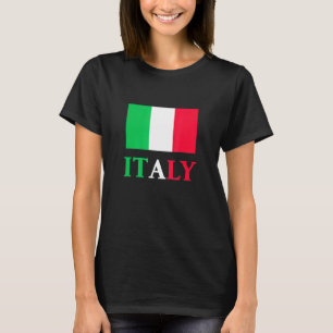 Italien Flagge Bandiera Italia Land Italienisch T-Shirt