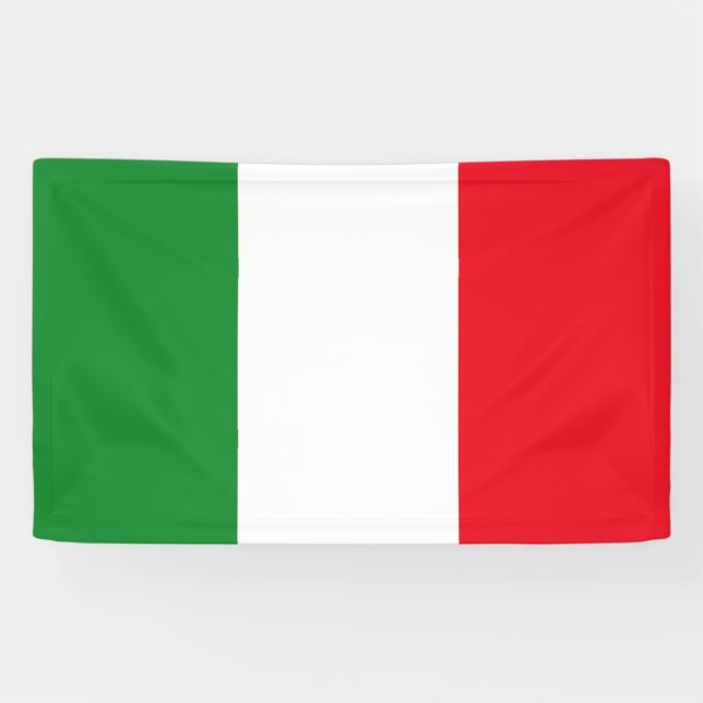 Italien-Flagge Banner (Horizontal)