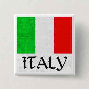ITALIEN-FLAGGE BUTTON