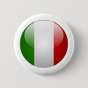 Italien-Flagge Button