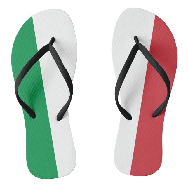 Italien-Flagge Flip Flops (Fußbett)
