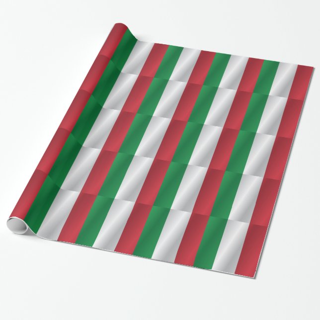 Italien-Flagge Geschenkpapier (Ungerollt)