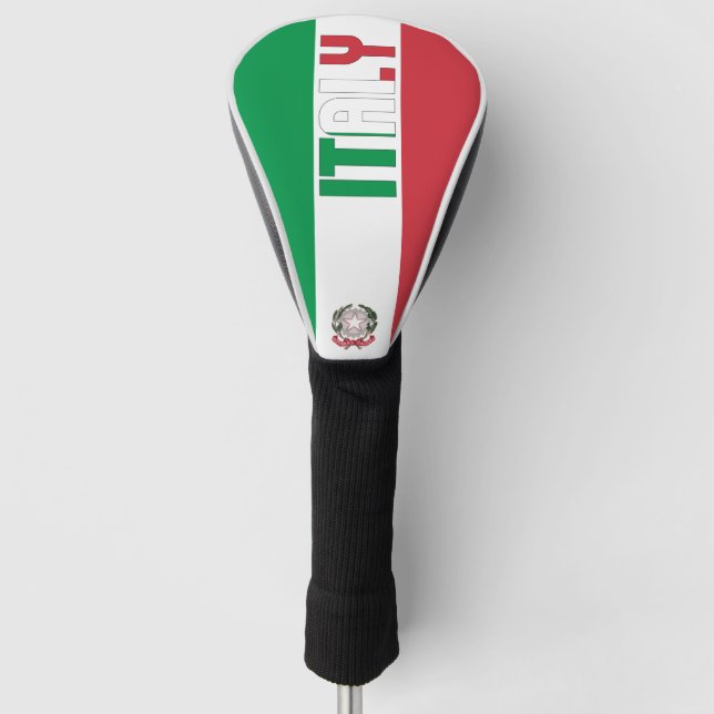 Italien Flagge Gorgetic Patriotic Golf Headcover (Vorderseite)