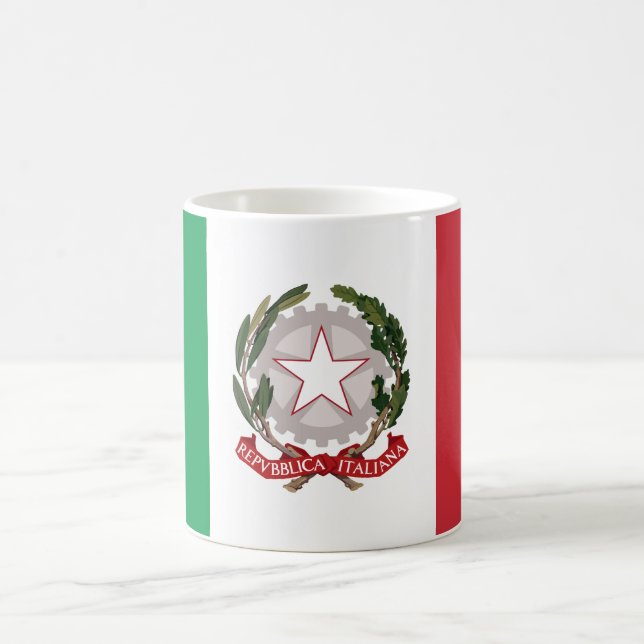 Italien-Flagge-Handyhülle Kaffeetasse (Mittel)