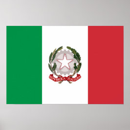 Italien-Flagge-Handyhülle Poster