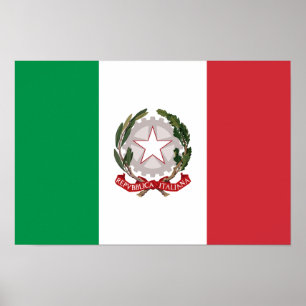 Italien-Flagge-Handyhülle Poster