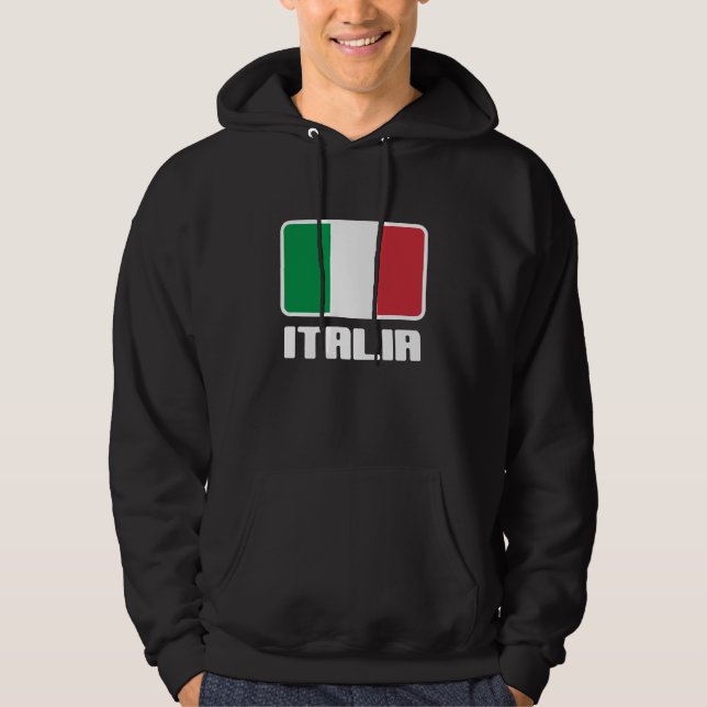 Italien-Flagge Hoodie (Vorderseite)