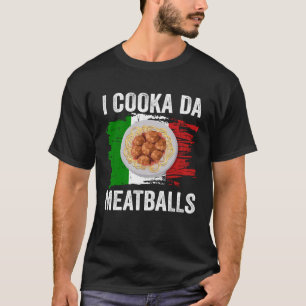 Italien-Flagge Italienische Wurzeln Foodie Ich Koc T-Shirt