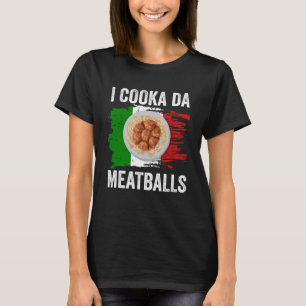 Italien Flagge Italienischer Roots Feinschmecker I T-Shirt