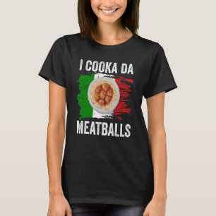 Italien Flagge Italienischer Roots Feinschmecker I T-Shirt