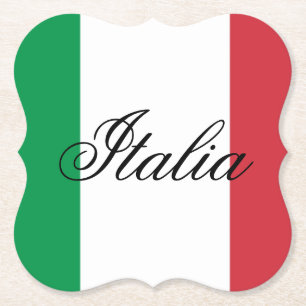 Italien-Flagge Italienischer Stolz Europa Land Untersetzer