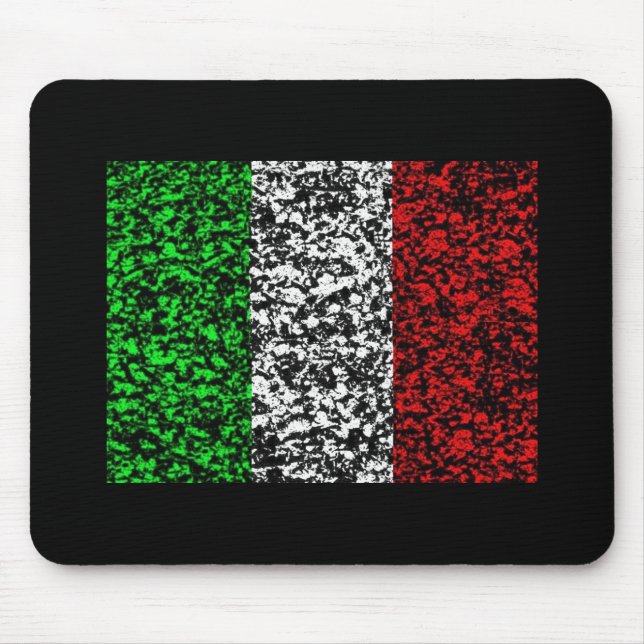 Italien - Flagge Mousepad (Vorne)