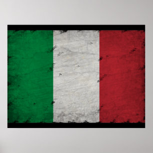 Italien-Flagge  Poster