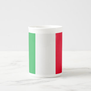 Italien-Flagge Prozellantasse