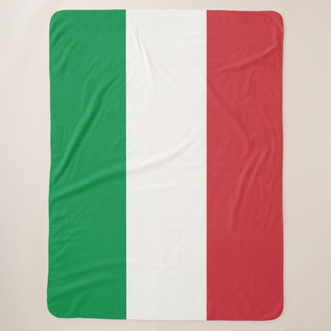 Italien-Flagge Sherpadecke (Vorderseite)