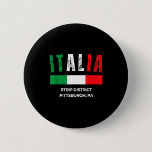Italien Flagge Strip District Pittsburgh Pa Button