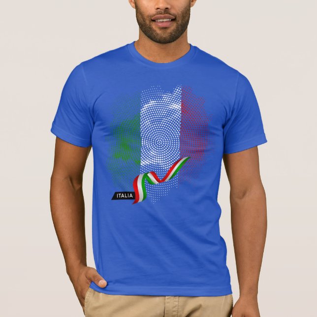 Italien Flagge T-Shirt (Vorderseite)