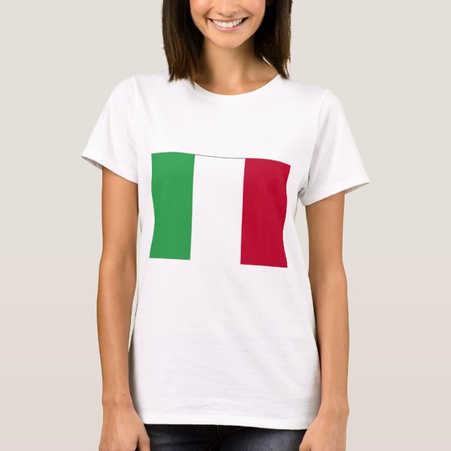 ITALIEN-FLAGGE T-Shirt (Vorderseite)