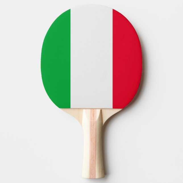 Italien-Flagge Tischtennis Schläger (Vorderseite)