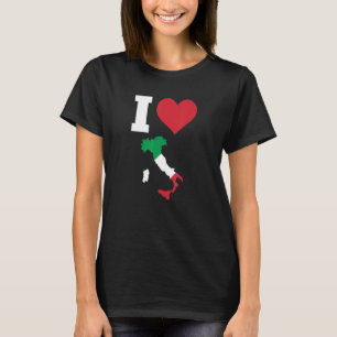 Italien Flaggen Italien I Liebe Italien T-Shirt