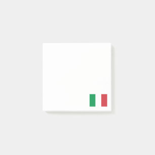 Italien-Flaggen-italienisches patriotisches Post-it Klebezettel