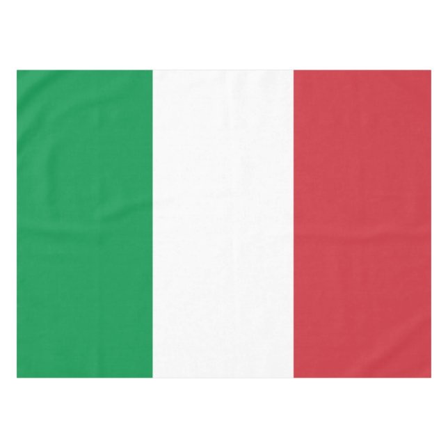 Italien-Flaggen-italienisches patriotisches Tischdecke (Vorderseite (Horizontal))