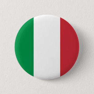 Italien-Flaggen-Knopf Button