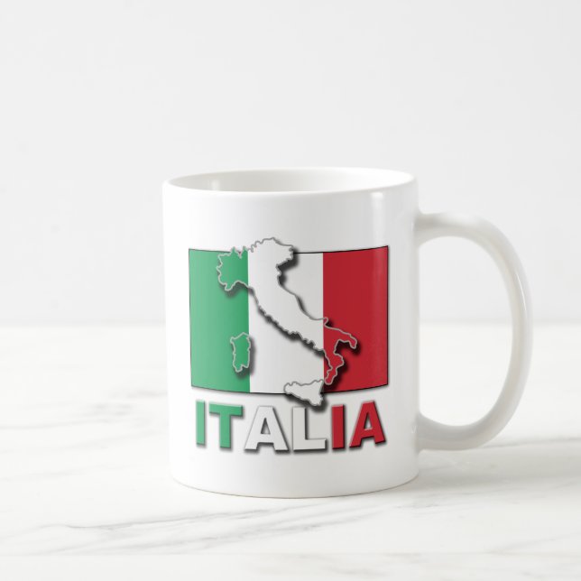 Italien-Flaggen-Land Tasse (Rechts)