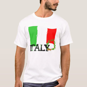 ITALIEN (FLAGGEN-LINIE) T-Shirt