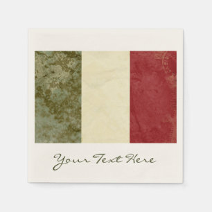 Italien-Flaggen-Party-Servietten Serviette