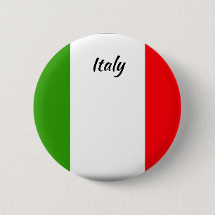 Italien-Flaggen-runder Knopf Button