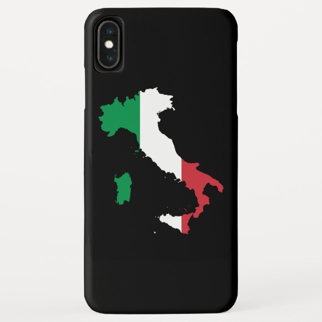 Italien - Flaggenfarben Case-Mate iPhone Hülle (Rückseite)