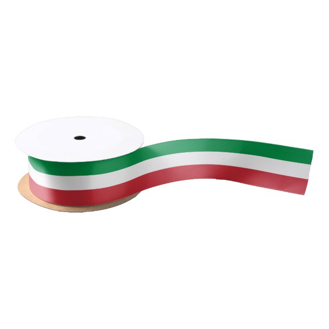Italien-Flaggengeschenkband für italienisches Satinband (Spule)